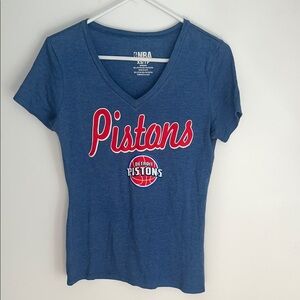 NBA Blue Fitted Short Sleeve T-Shirt